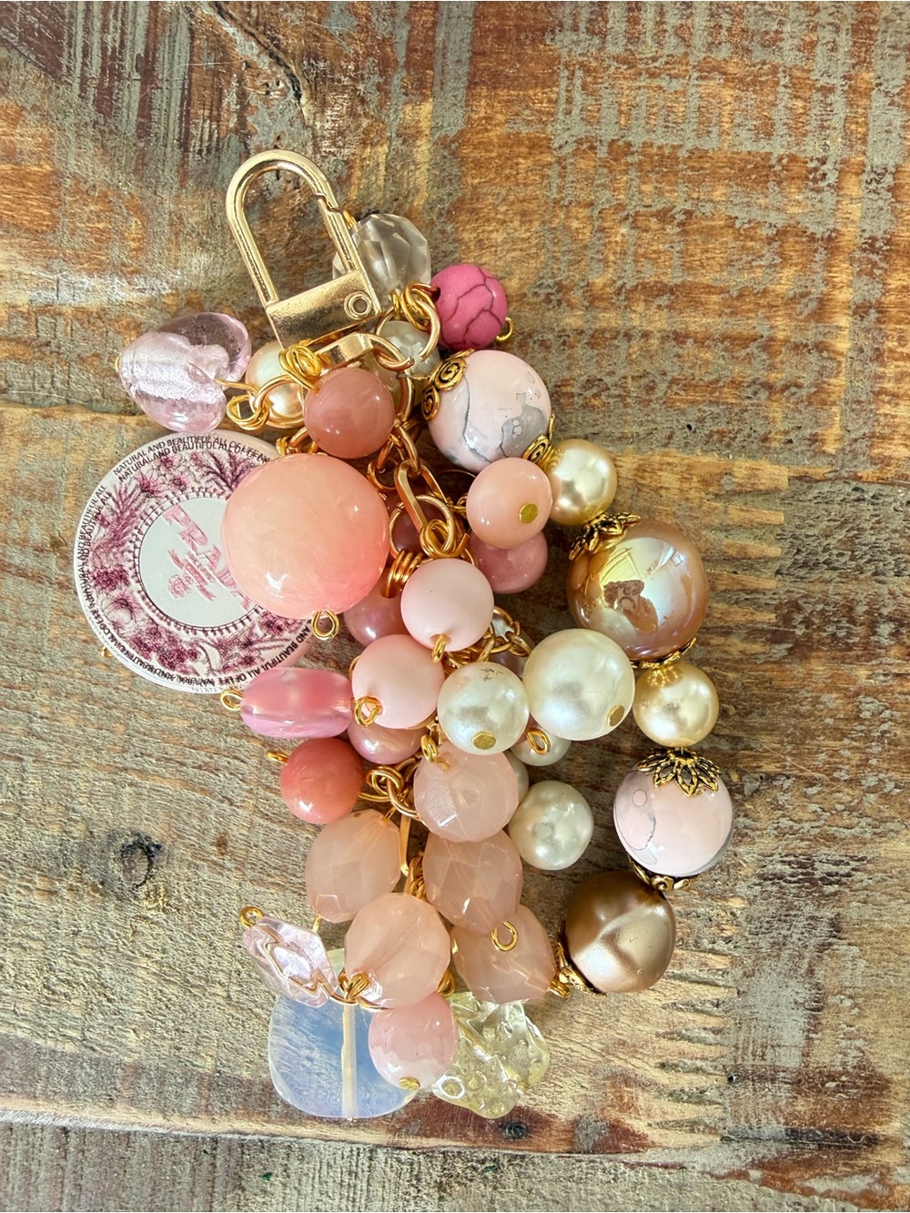 Stunning Pink Key Chain/ Bag Charm
